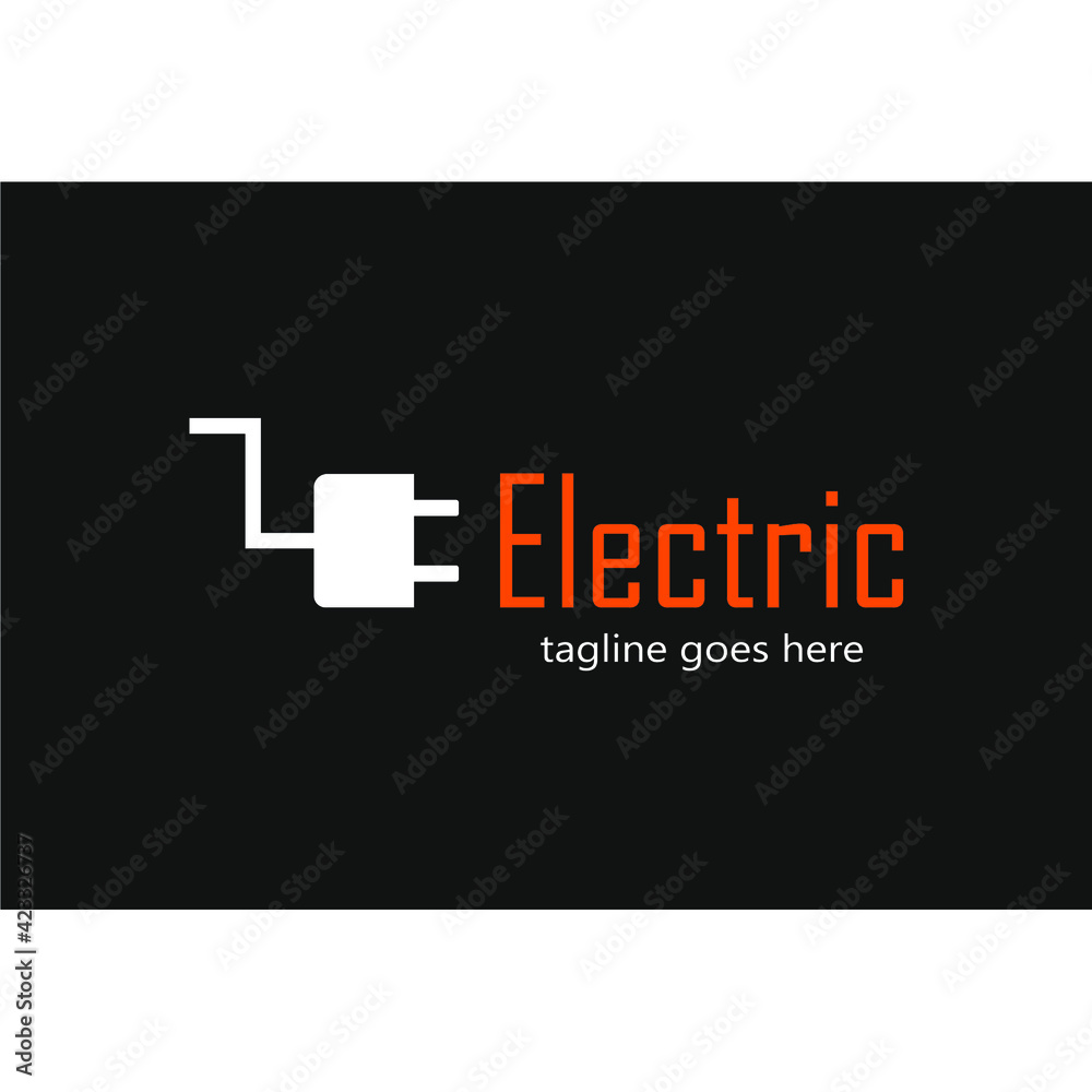 Obraz premium electric sentence next to the socket