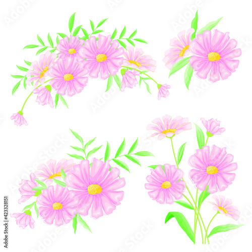 Pinkish daisy vibrance bouquets