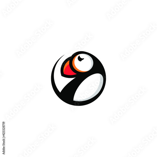 Puffin Bird Logo Animal Symbol Vector Graphic Art 
Business Company Template Logotype Sign Element Emblem Design Art Icon