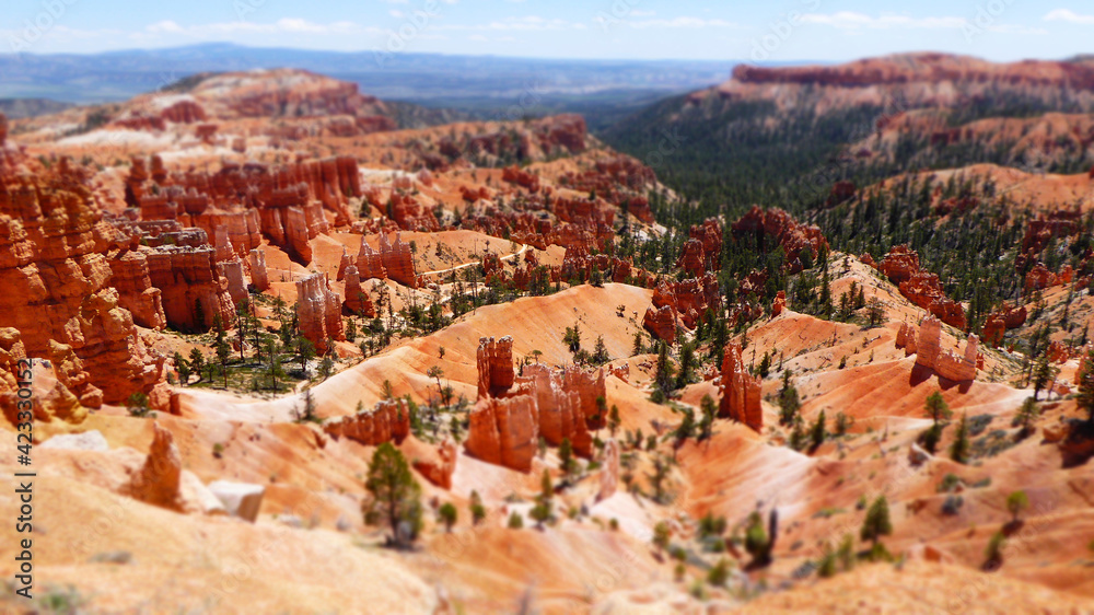Fototapeta premium Bryce Canyon hoodoos in macro