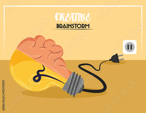 bulb creativity brainstorm