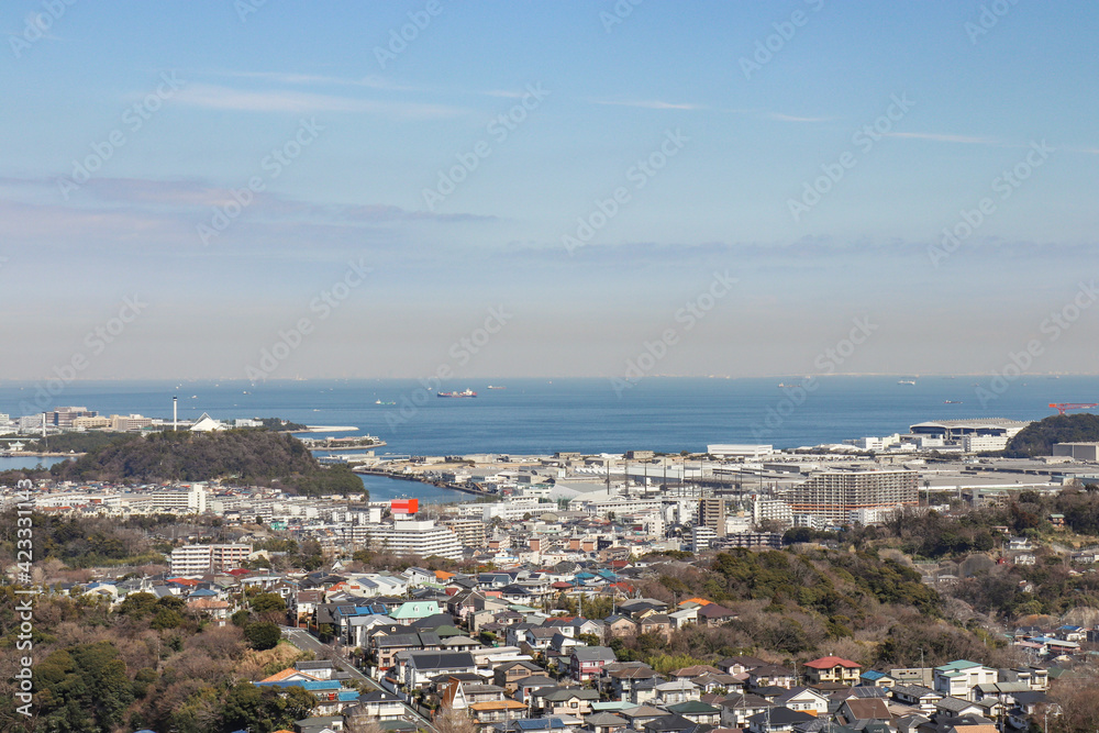 鷹取山からの眺望（神奈川県横須賀市）