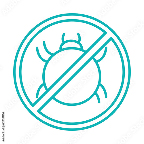 mite warning sign