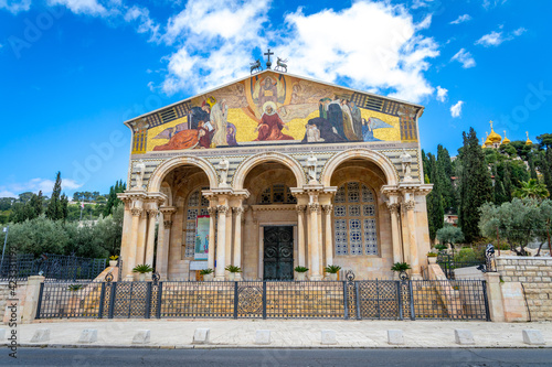 Church, All Nations, Mount of Olives, Jerusalem, ISRAEL, MARCH, 2021