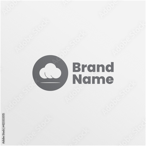 cloud computing logo icon vector