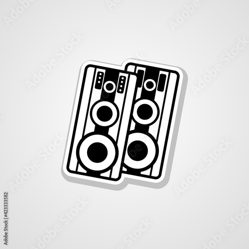 speaker icon. Vector illustration of responsive web design.