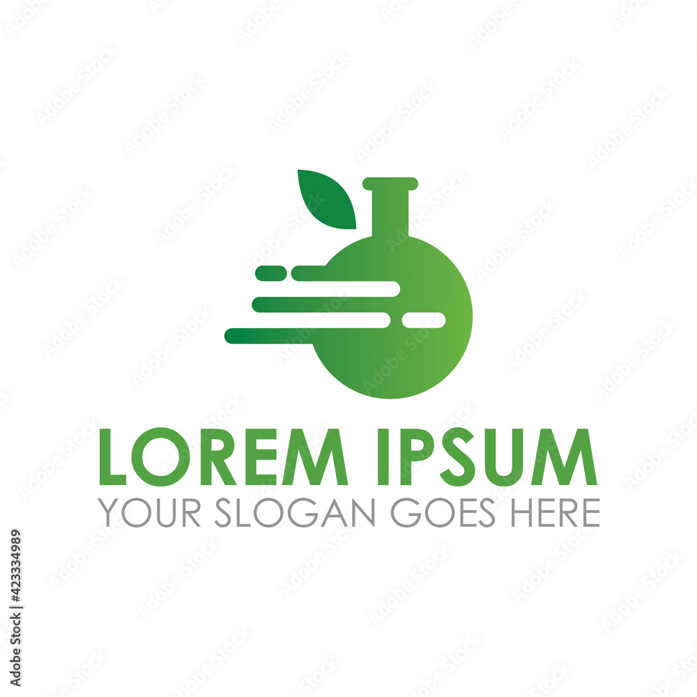 laboratory vector , science logo vector