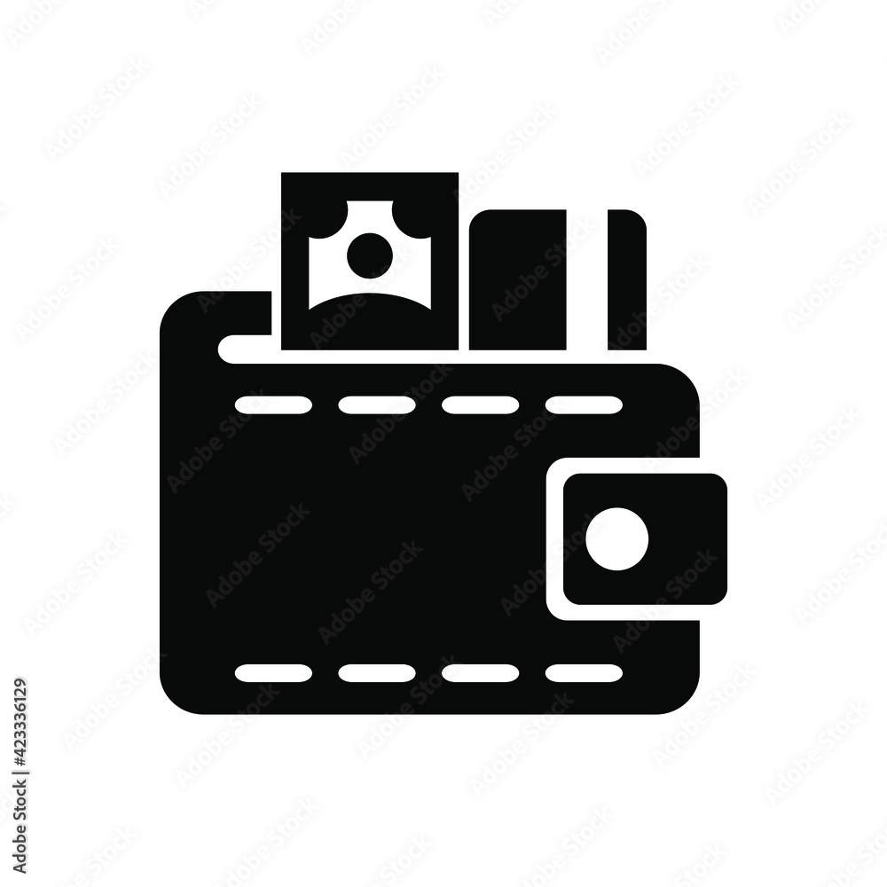 Fototapeta premium Money wallet icon