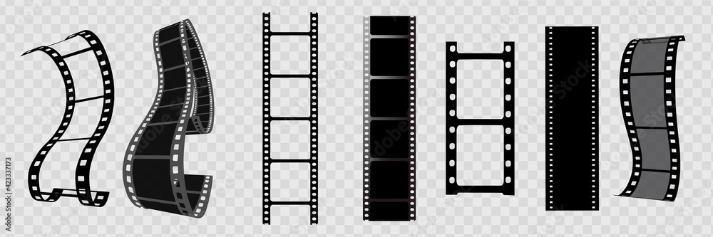 Cinema vector template. Movie reel frame. Film stip. Cinema vector template. Movie reel frame. Film stip.
