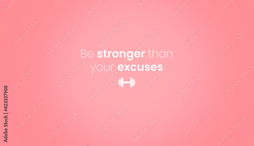 Fitness motivation quote for your better workout
