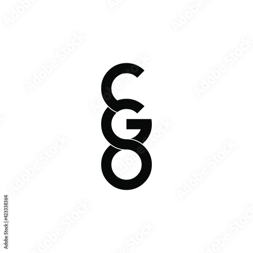 cgo letter original monogram logo design