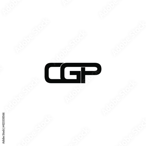 cgp letter original monogram logo design