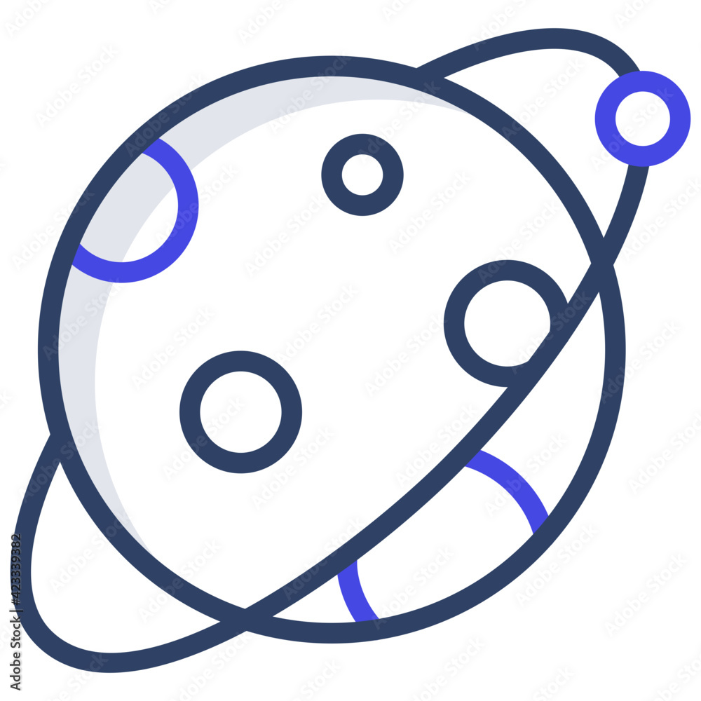 Trendy icon design of saturn planet vector of planetary system Trendy icon design of saturn planet vector of planetary system