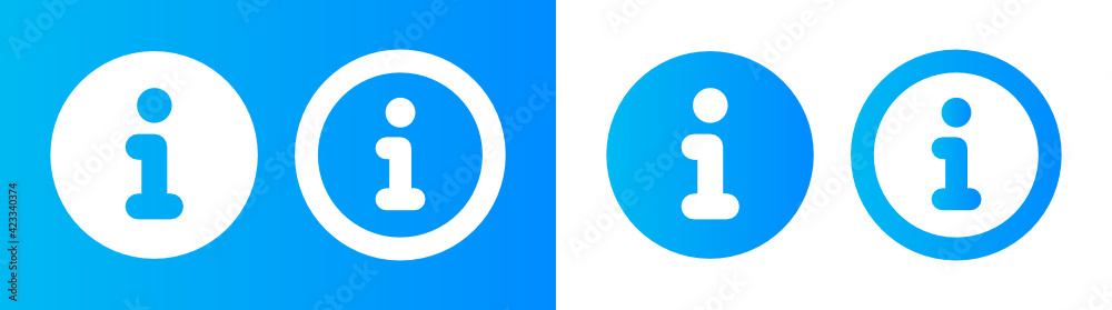 Information, info point circle vector sign illustration. Information, info point circle vector sign illustration.