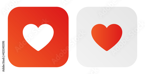 Heart, love icon symbol illustration. Valentine concept.