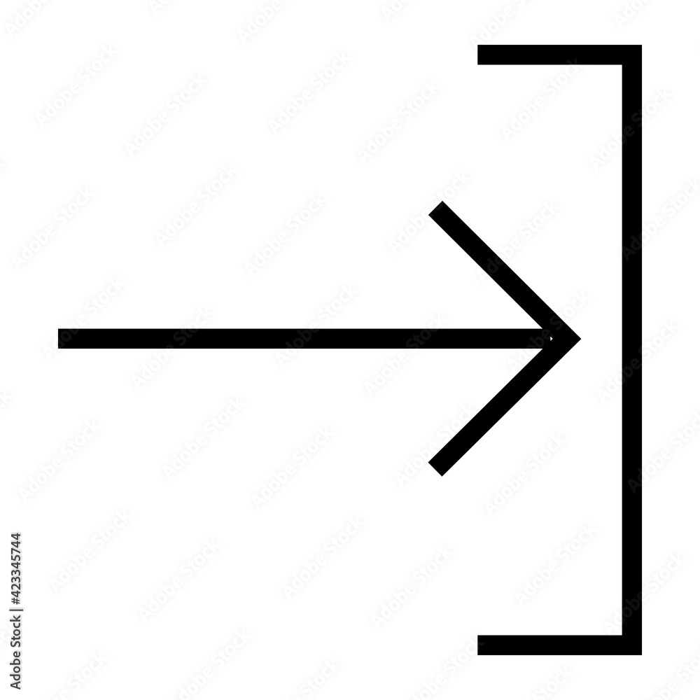 Log in Arrow Button Line Icon Sets Log in Arrow Button Line Icon Sets