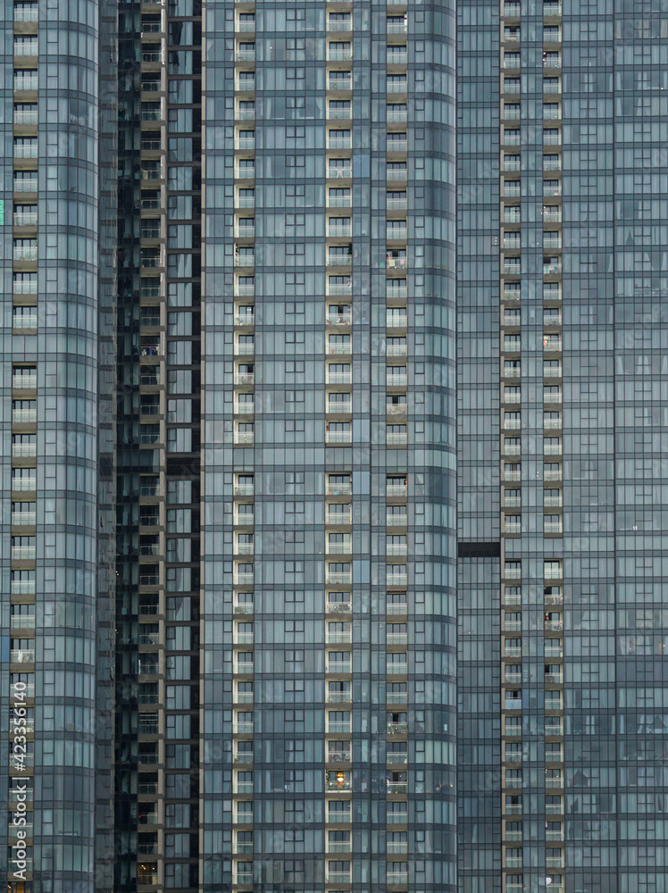 Huge apartman building in Ho Chi Minh City (Saigon), Vietnam