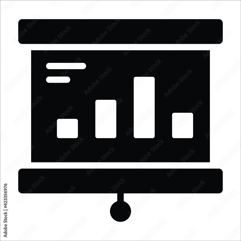 data analysis glyph modern illustration data analysis glyph modern illustration