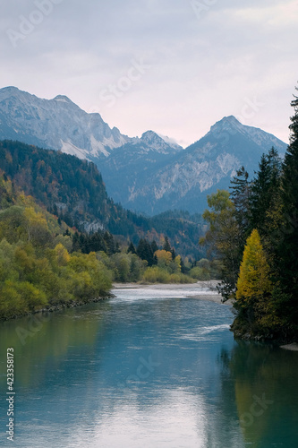 autumn foliage on the river, austria © jordi