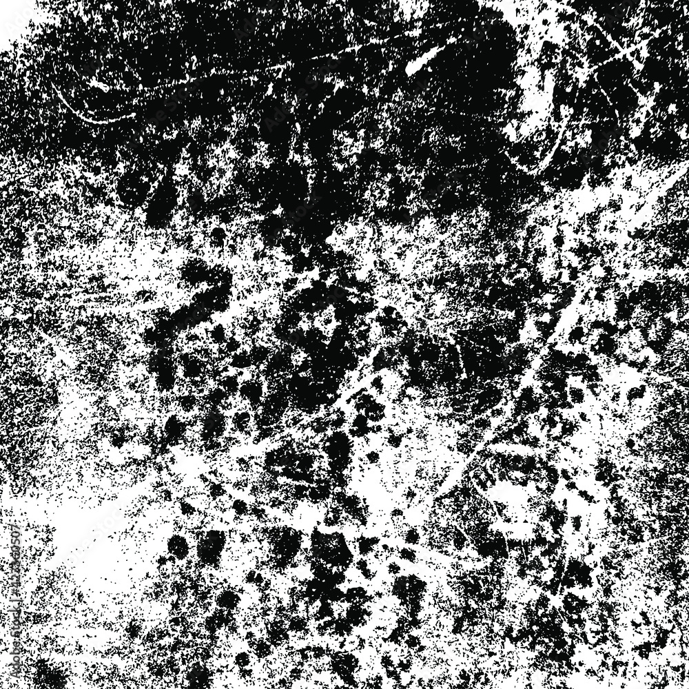 Fototapeta premium Vector grunge texture. Black and white abstract background. Eps10
