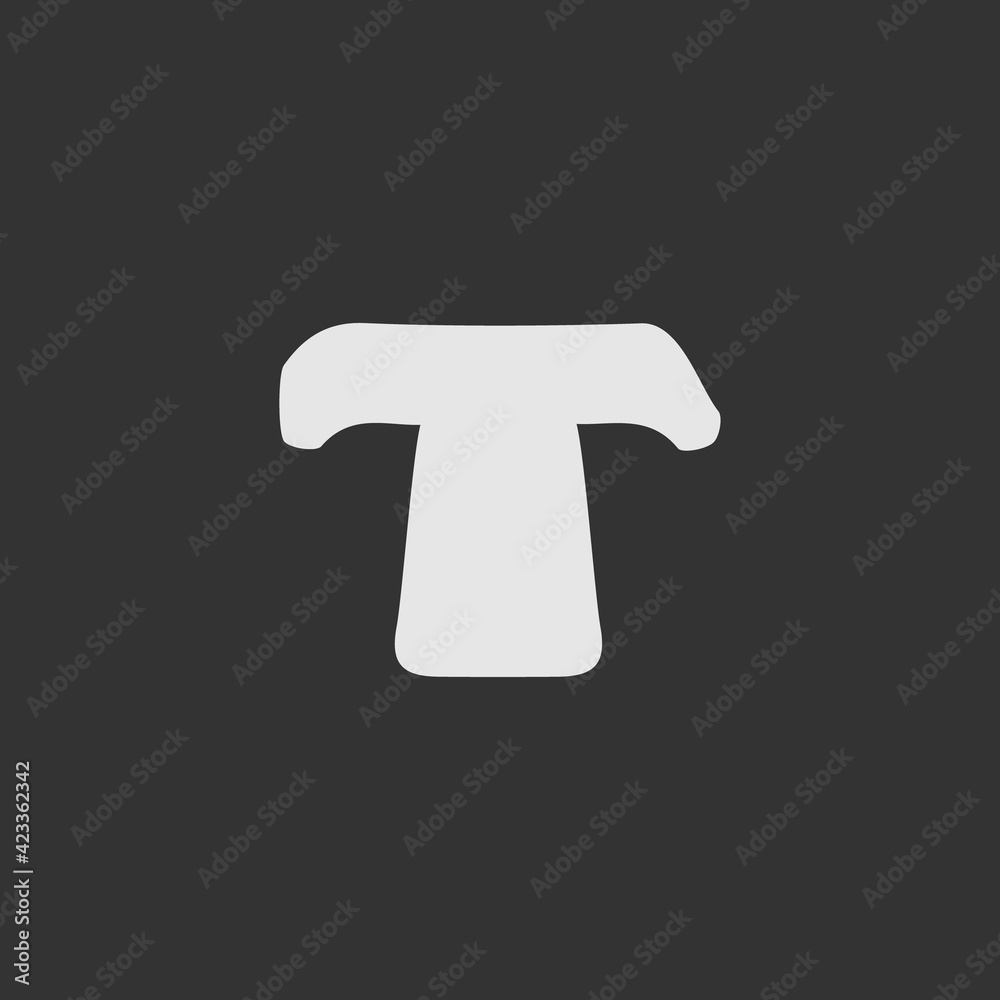 T flat icon. Simple style Text symbol. Text tool button.Logo design element. T-shirt printing. eps10. Vector for sticker. T flat icon. Simple style Text symbol. Text tool button.Logo design element. T-shirt printing. eps10. Vector for sticker.