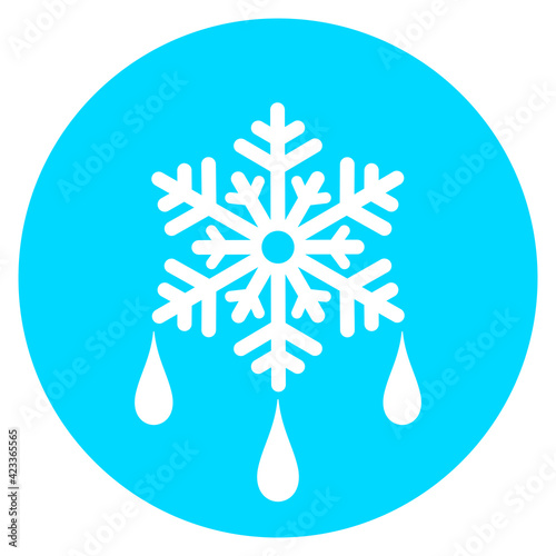 Thaw vector icon