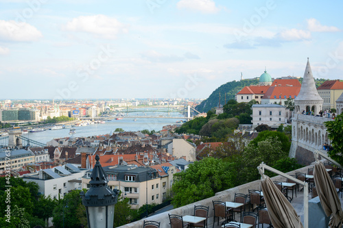 Budapest, Hungary - June 20, 2019: Castle District located on Buda side of the city