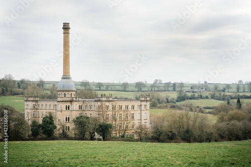 The Historic Bliss Mill In Rural Oxfordshire On A Spring Evening