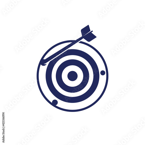 missed target icon on white