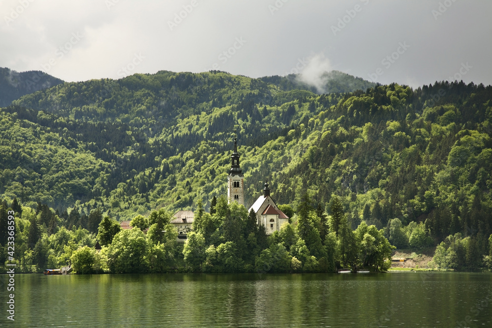 Fototapeta premium View of Lake Bled. Slovenia