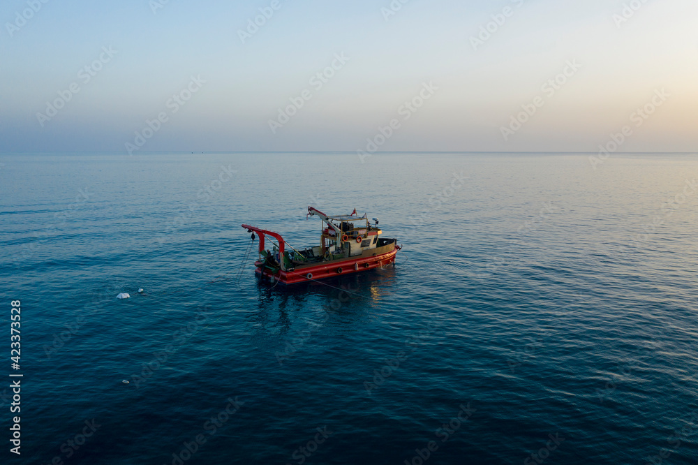 boat in the sea