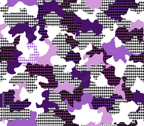 Seamless camouflage pattern  modern camouflage print.