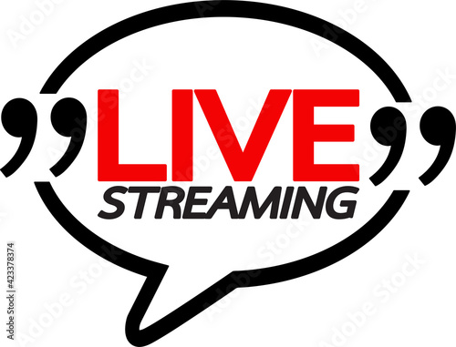 Live Streaming online sign