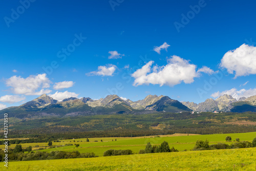 High Tatras in summer time  Slovakia