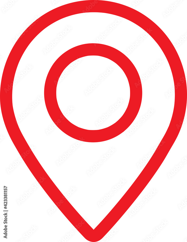 Pin Location icon sign Pin Location icon sign