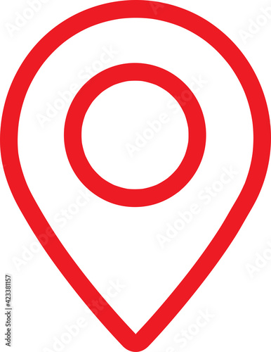 Free Download Pin Location icon sign - GFXLoad