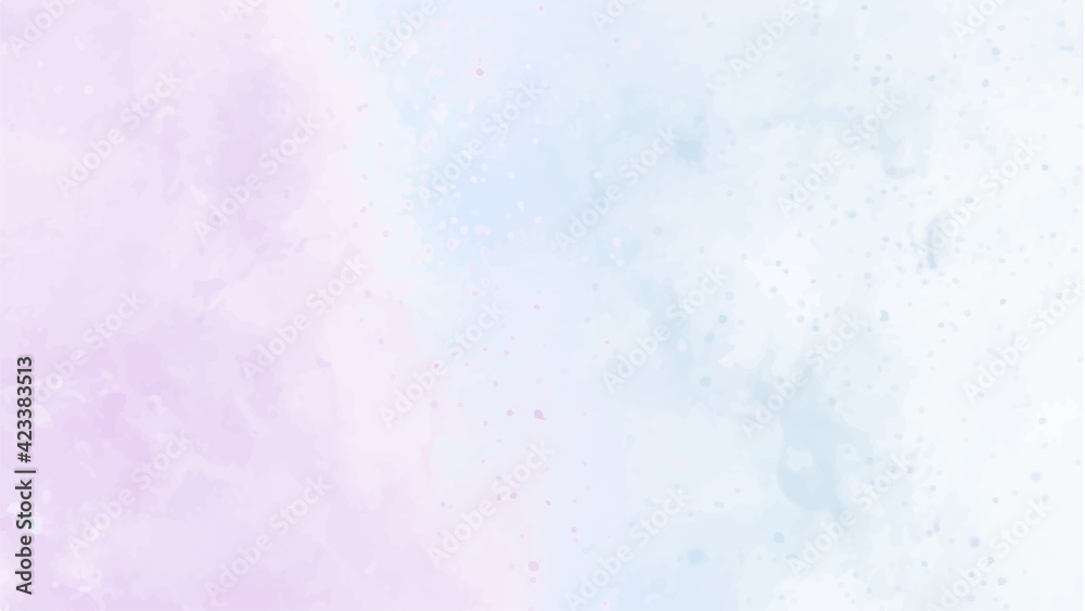 pastel Blue and pink watercolor background for textures backgrounds and web banners design