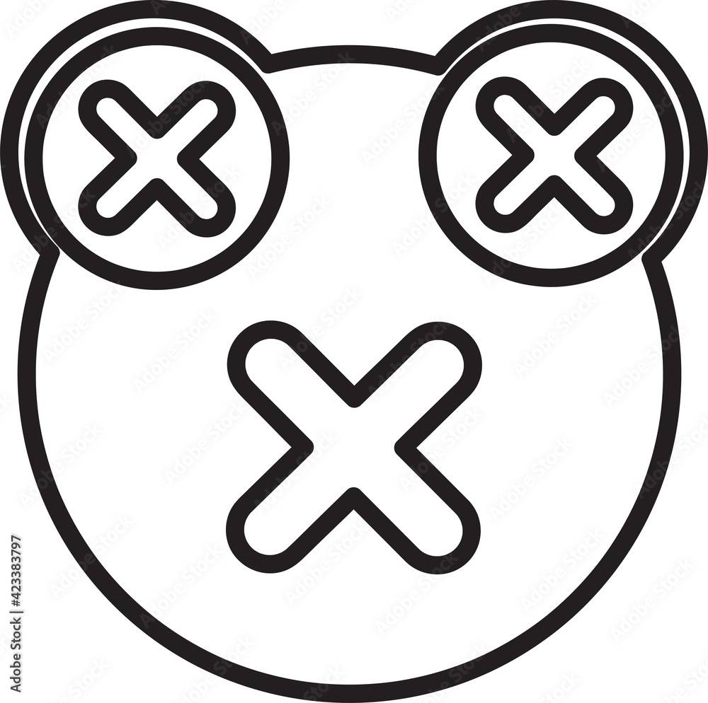 Frog emotion Icon sign Frog emotion Icon sign