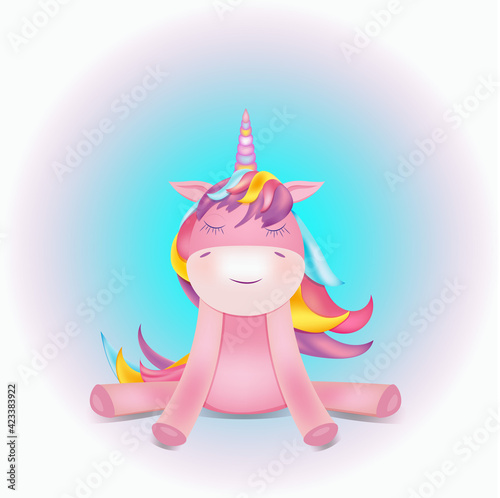 a cute unicorn dreams sweet dreams