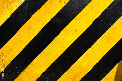 Yellow black stripes © nifty50gallery