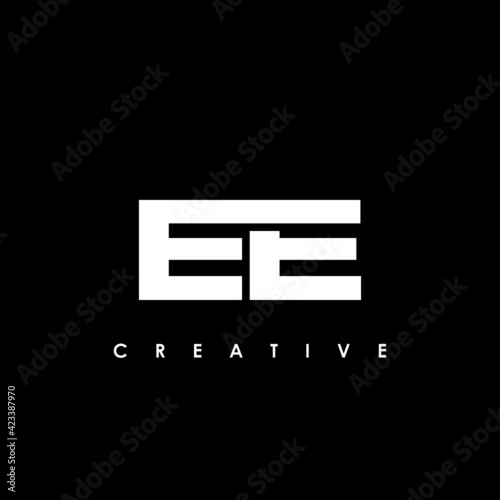 EE Letter Initial Logo Design Template Vector Illustration