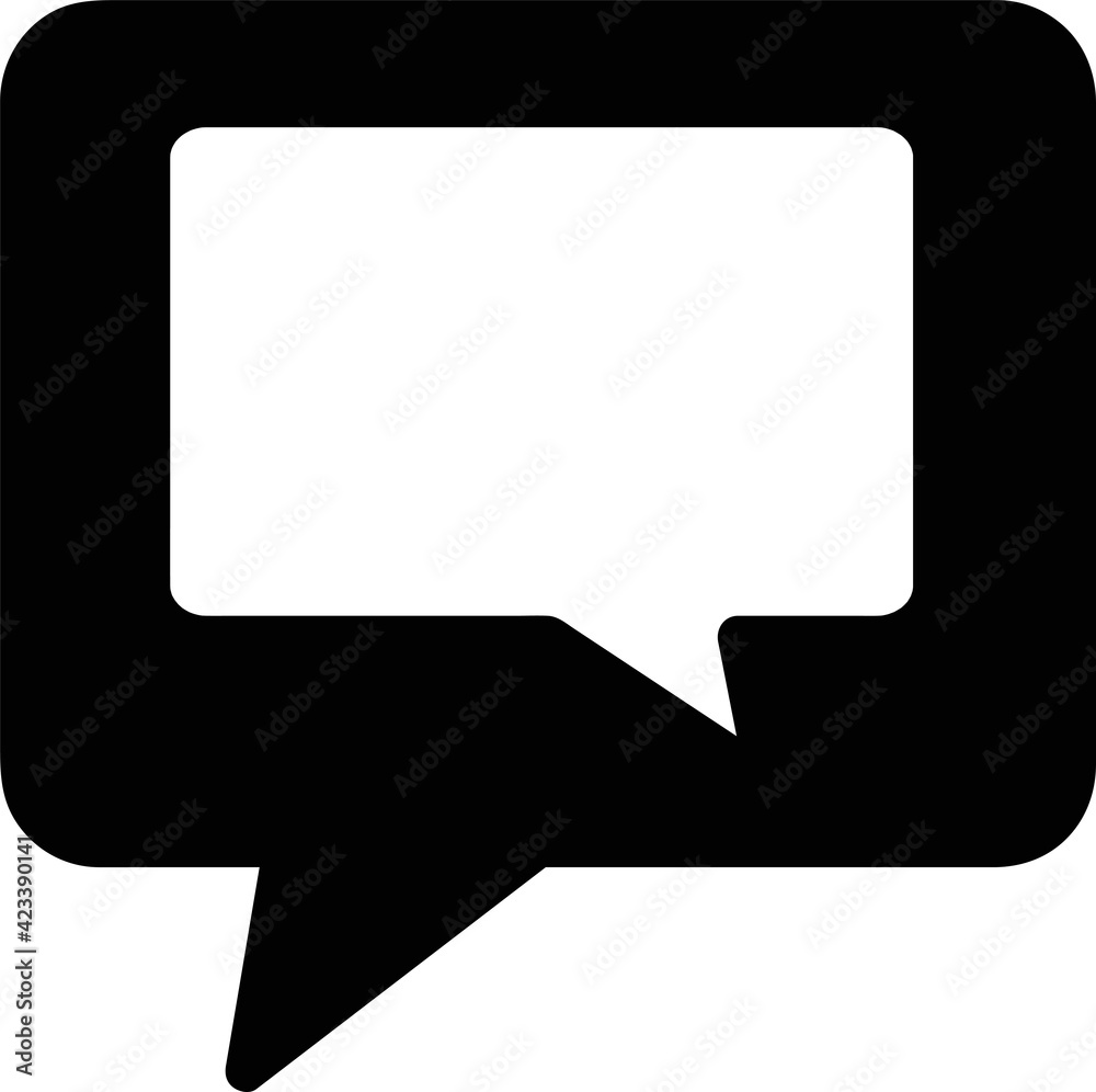 Speech bubble icon Speech bubble icon