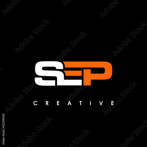 SEP Letter Initial Logo Design Template Vector Illustration