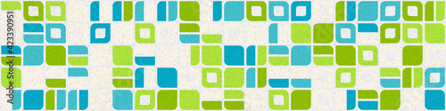 Abstract Geometric Pattern generative computational art illustration