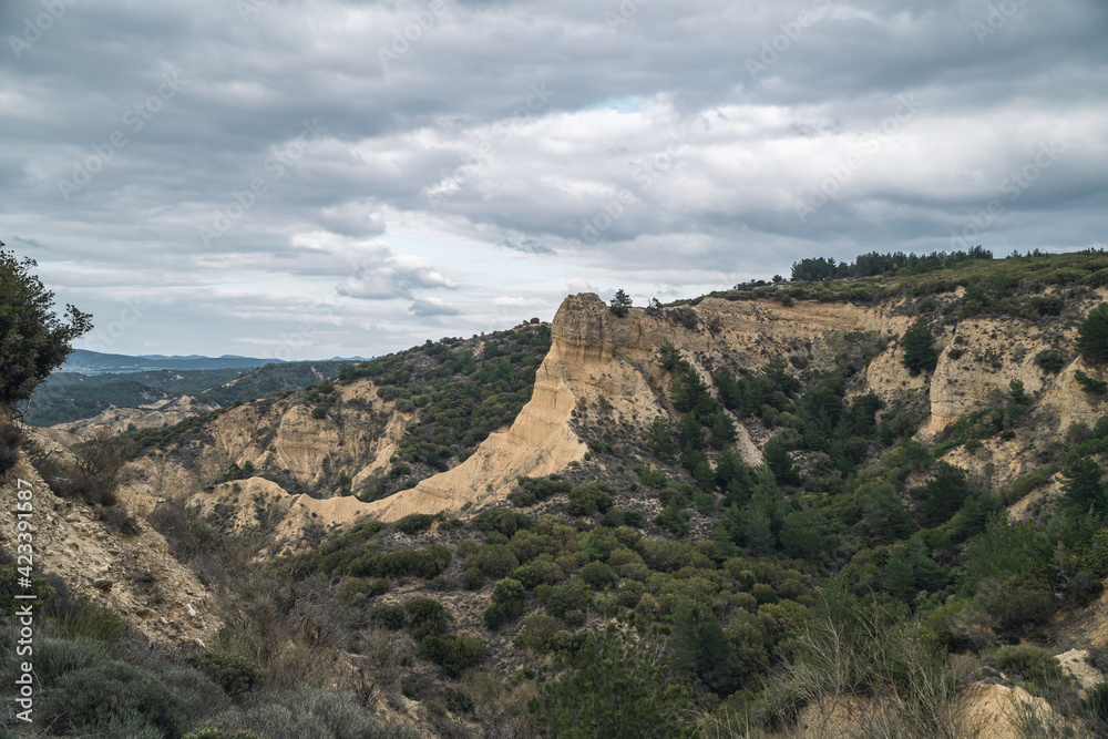 Moody panoramic view of the Sphinx, one of the most distinctive landmarks on the Gallipoli peninsula, Turkey that became famous during World War One Moody panoramic view of the Sphinx, one of the most distinctive landmarks on the Gallipoli peninsula, Turkey that became famous during World War One