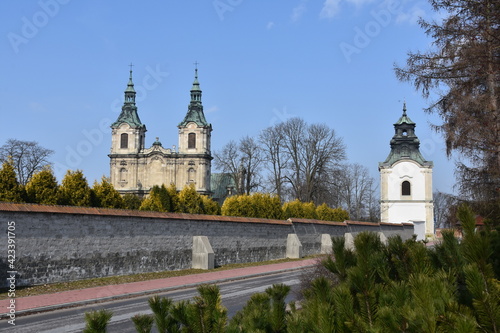 The Cistercian Archiopath and the Church of Wincenty Kadłubek in Jędrzejów in Małopolska, the Oldest Cistercian Monastery in Poland, photo