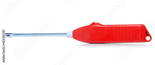 Piezo stove lighter on white background isolation photo