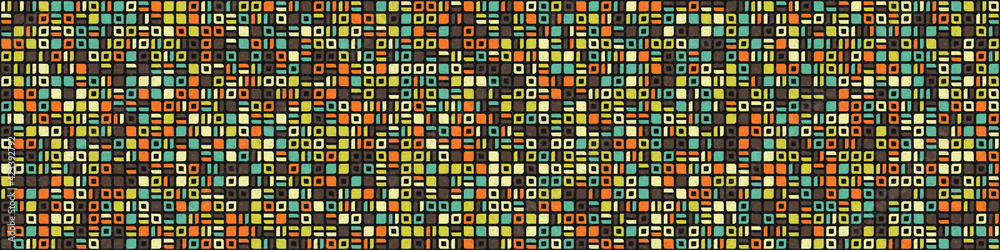 Abstract Geometric Pattern generative computational art illustration