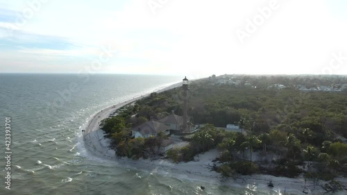 Sanibel Island Lighthouse Aerial