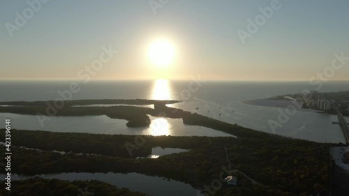 Wallpaper Mural 4k Aerial of Ft. Myers Beach in SW Florida Torontodigital.ca